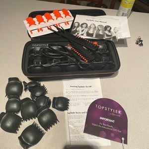 Topstyler by instyler. Ceramic shell curling system